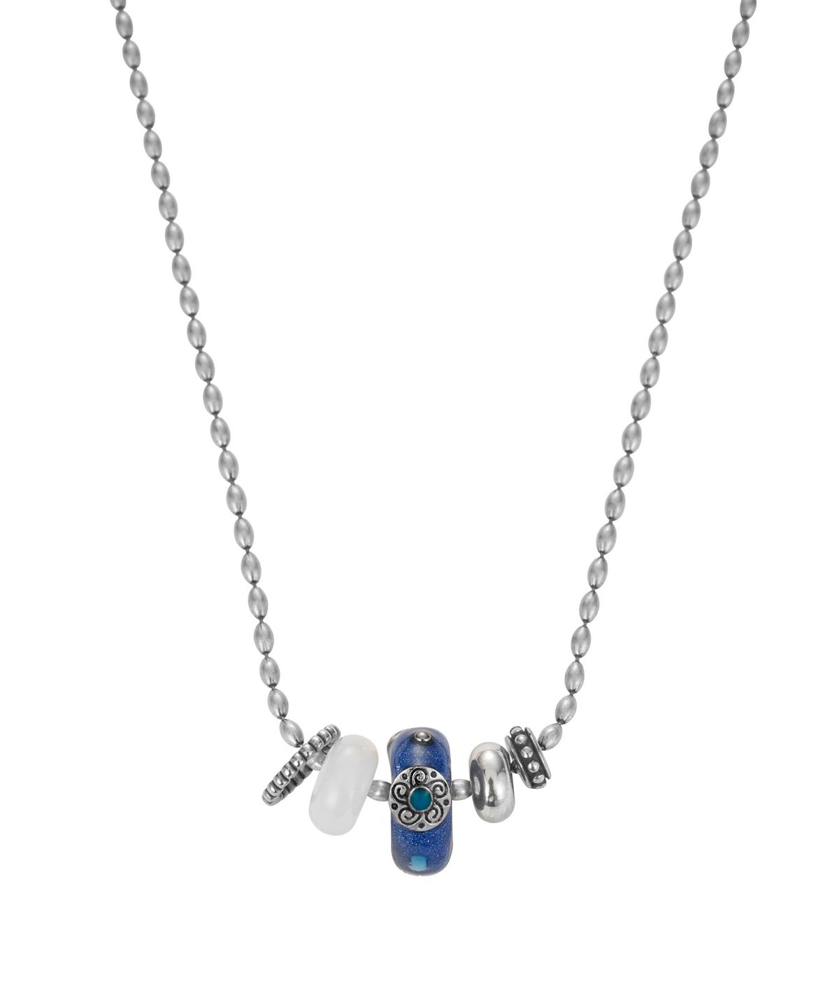 엔프프(NFF) medley necklace-silver