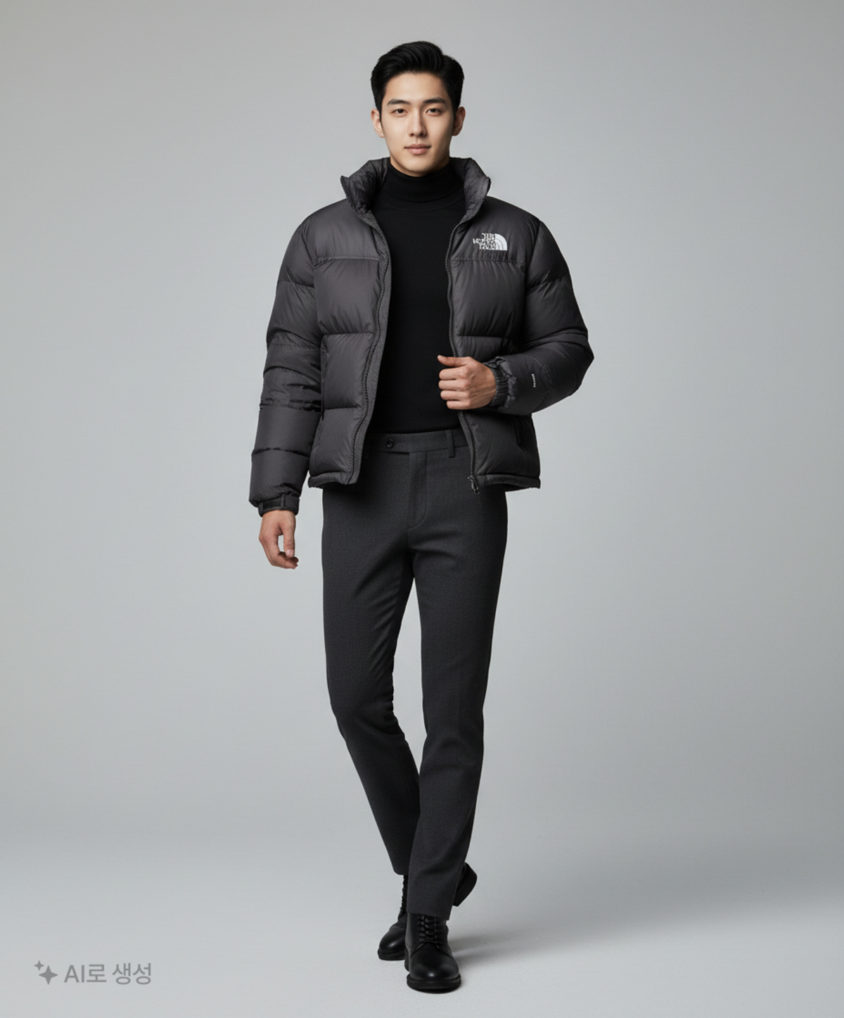 노스페이스(THE NORTH FACE) 숏 패딩/숏 헤비 아우터 M