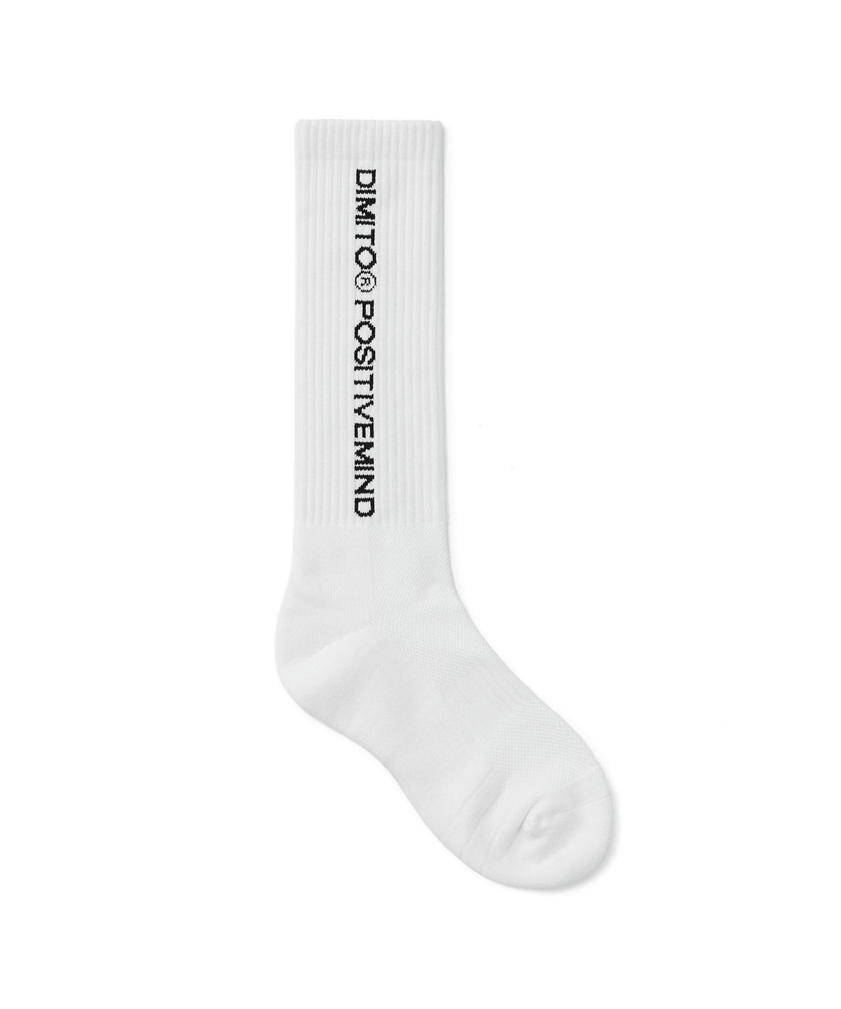 디미토(DIMITO) [CHAMPION x DIMITO] SCRIPT CREW SOCKS WHITE