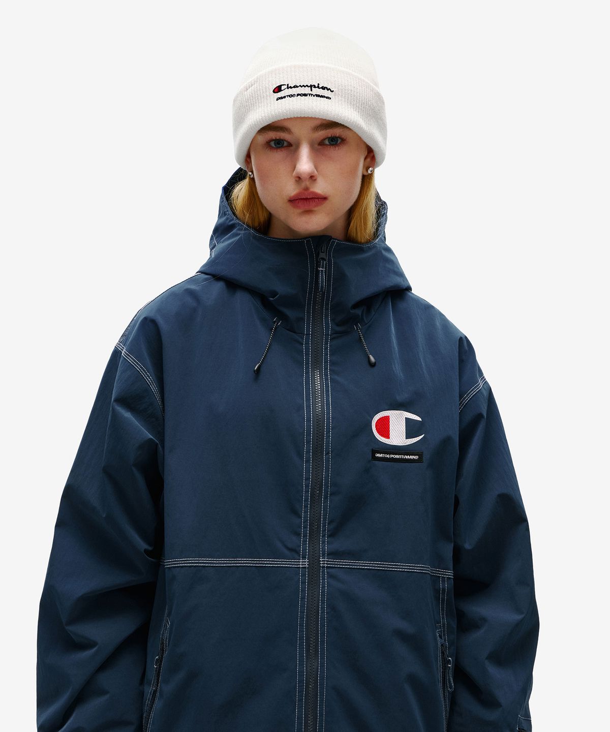 디미토(DIMITO) [CHAMPION x DIMITO] SCRIPT LOGO BEANIE WHITE