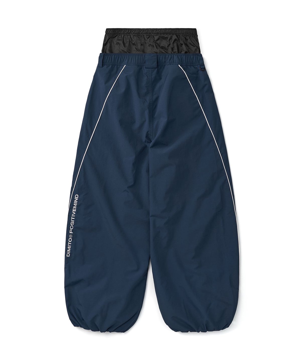 디미토(DIMITO) [CHAMPION x DIMITO] SCRIPT TRACK BANDED PANTS (WIDE FIT LV.2) YALE BLUE