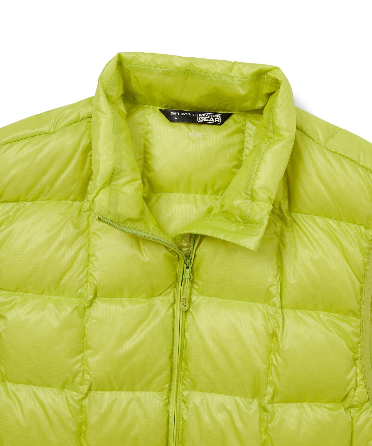 디스이즈네버댓(THISISNEVERTHAT) PERTEX Vik LT Down Vest Lime