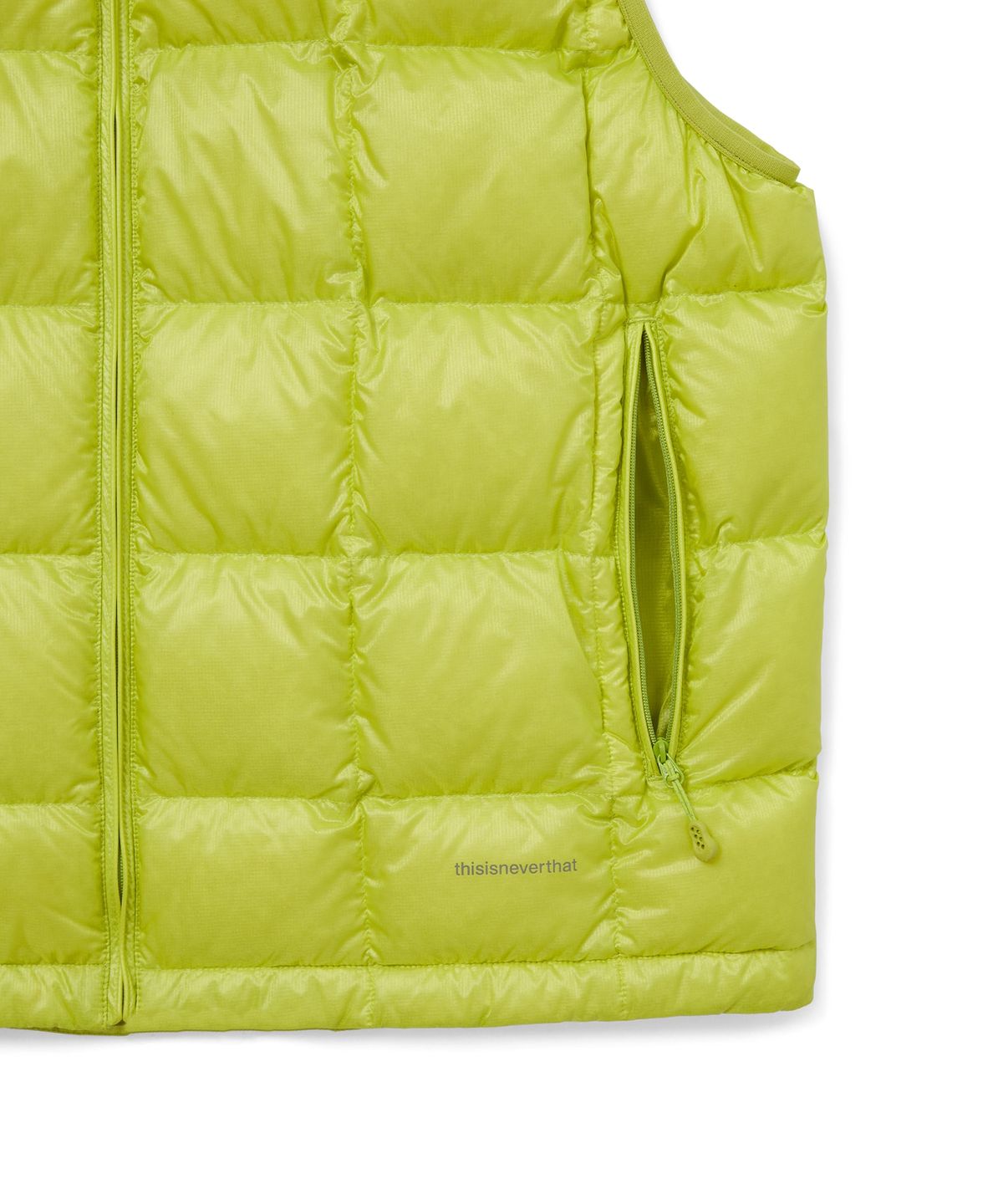 디스이즈네버댓(THISISNEVERTHAT) PERTEX Vik LT Down Vest Lime