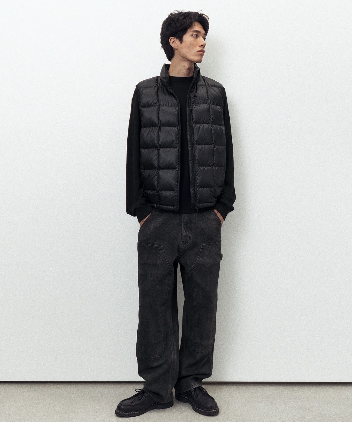 디스이즈네버댓(THISISNEVERTHAT) PERTEX Vik LT Down Vest Black