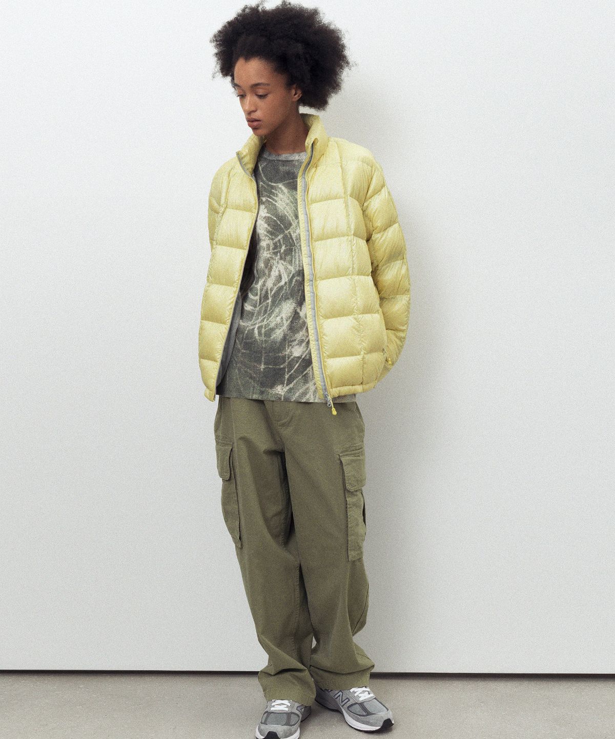 디스이즈네버댓(THISISNEVERTHAT) PERTEX Vik LT Down Jacket Lemon
