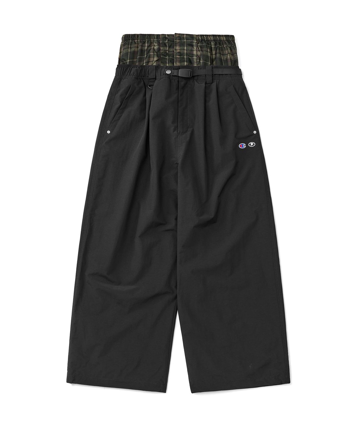 디미토(DIMITO) [CHAMPION x DIMITO] C-LOGO BASIC PANTS (WIDE FIT LV.2) BLACK