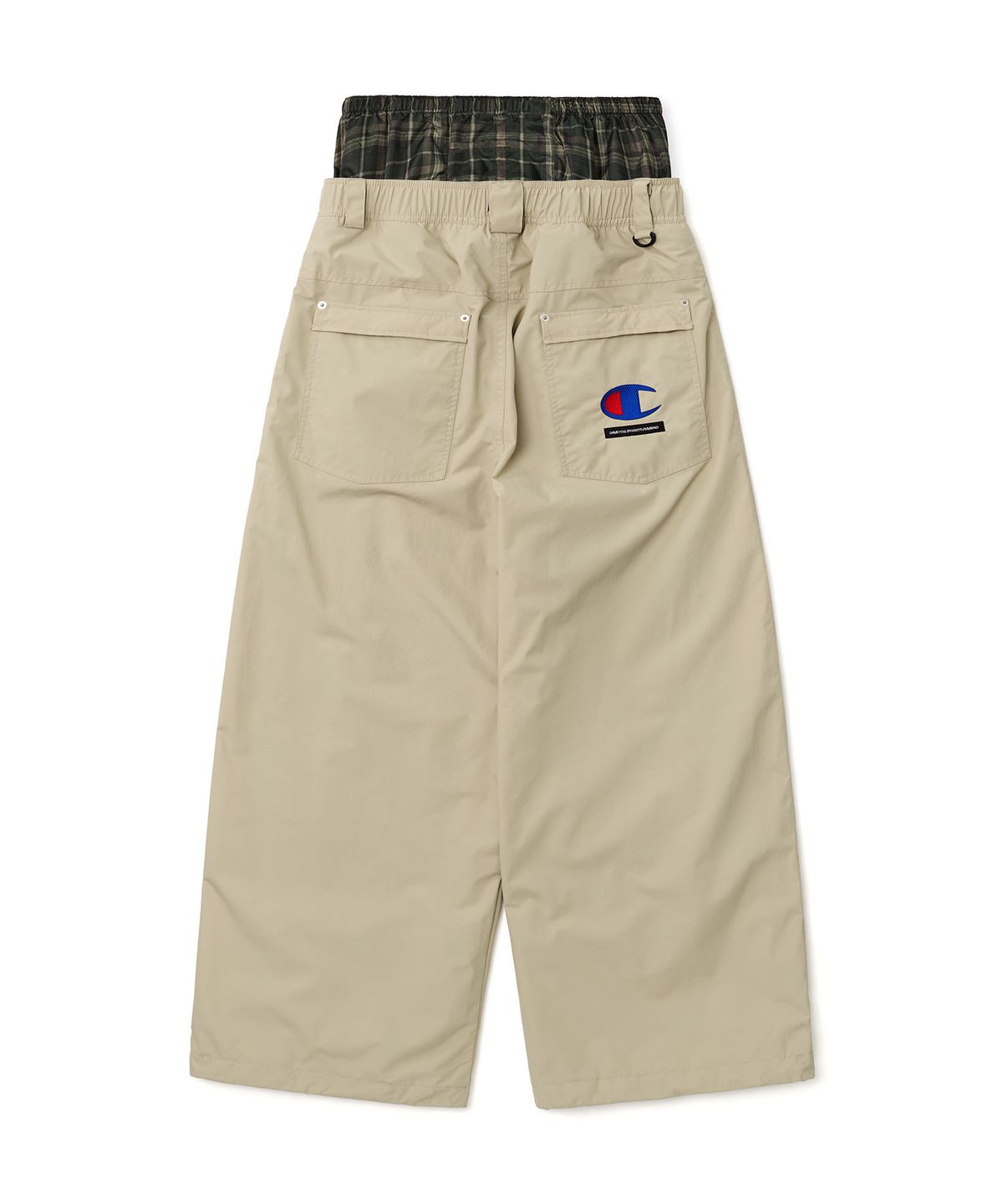 디미토(DIMITO) [CHAMPION x DIMITO] C-LOGO BASIC PANTS (WIDE FIT LV.2) BEIGE