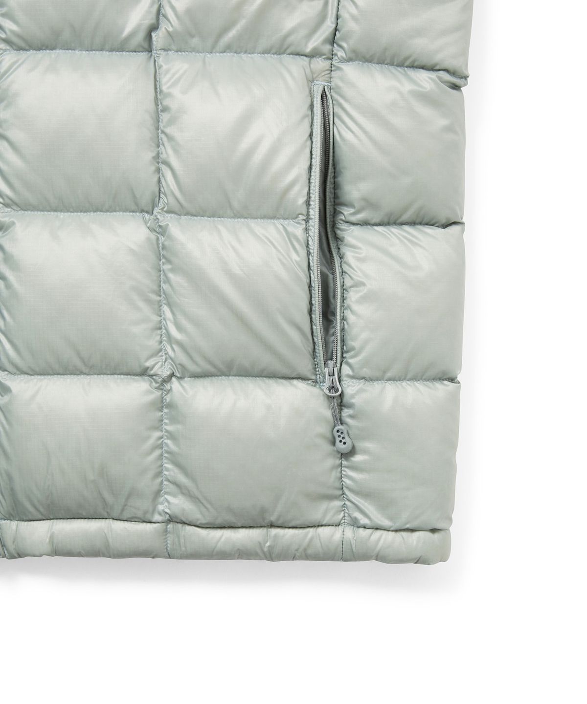 디스이즈네버댓(THISISNEVERTHAT) PERTEX Vik Hooded LT Down Jacket Mint Grey