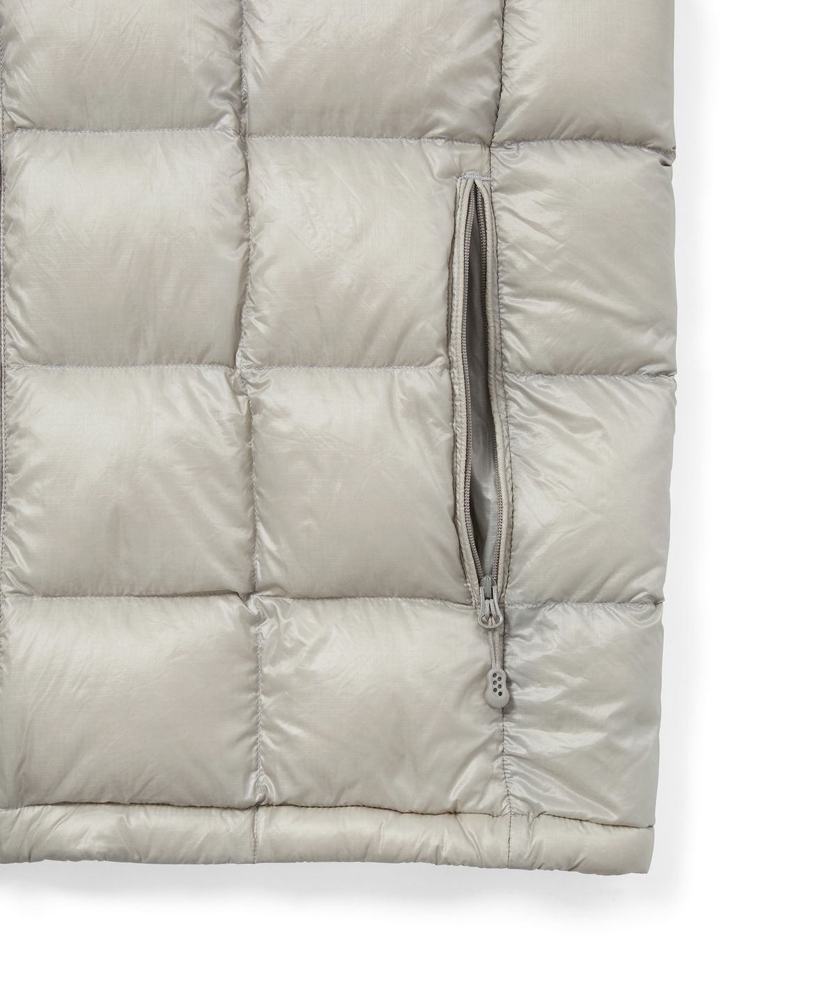 디스이즈네버댓(THISISNEVERTHAT) PERTEX Vik Hooded LT Down Jacket Grey