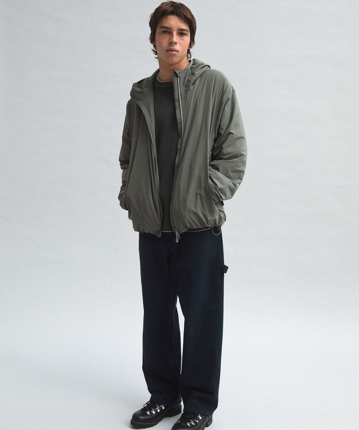 디스이즈네버댓(THISISNEVERTHAT) POLARTEC Insulated Jacket Grey