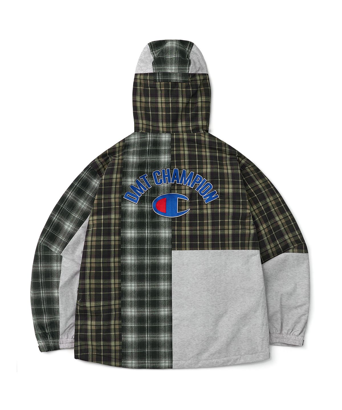 디미토(DIMITO) [CHAMPION x DIMITO] C-LOGO COLLEGE PATCHWORK JACKET ARCHIVE MIX
