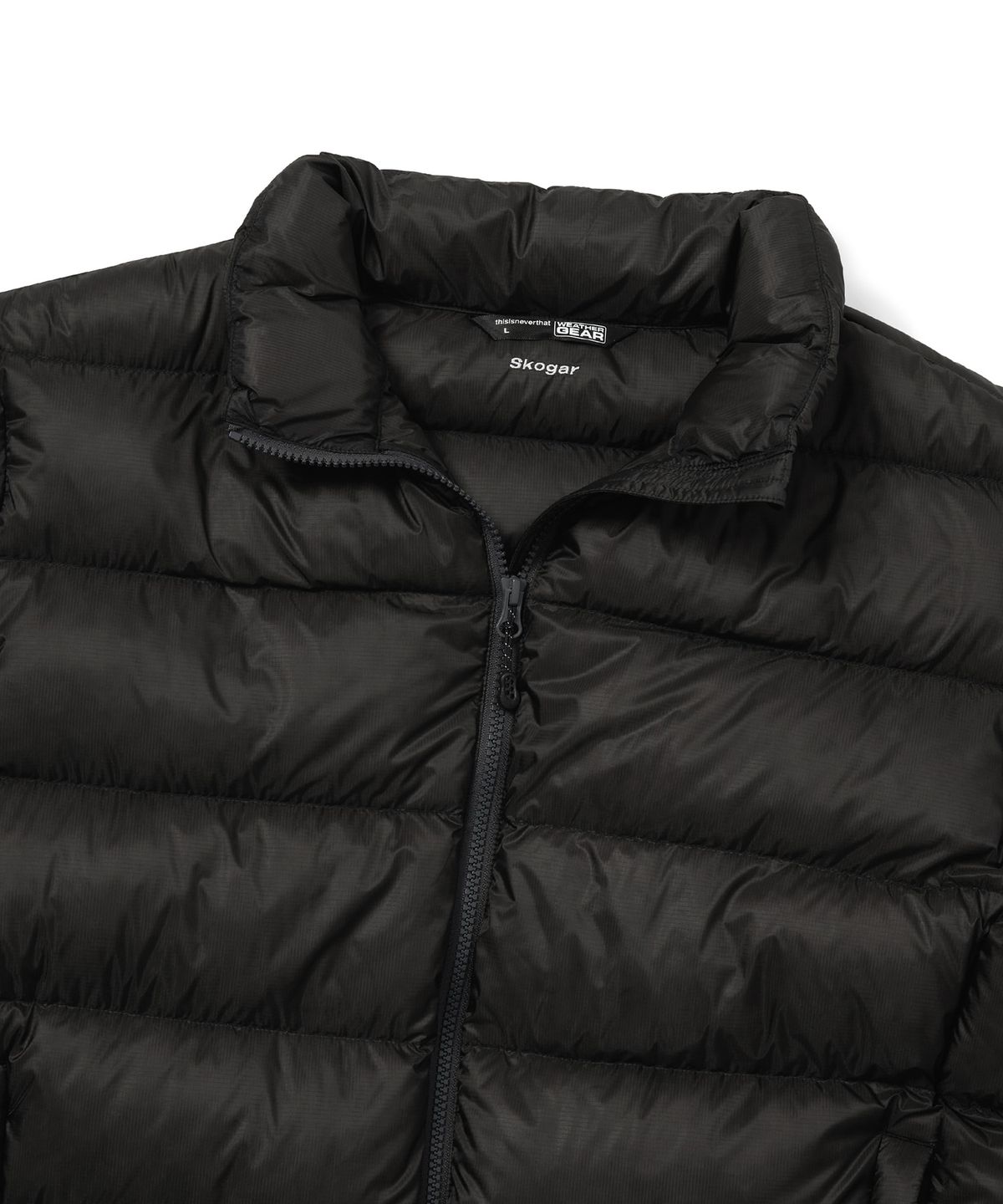 디스이즈네버댓(THISISNEVERTHAT) Skogar MID Down Jacket Off Black