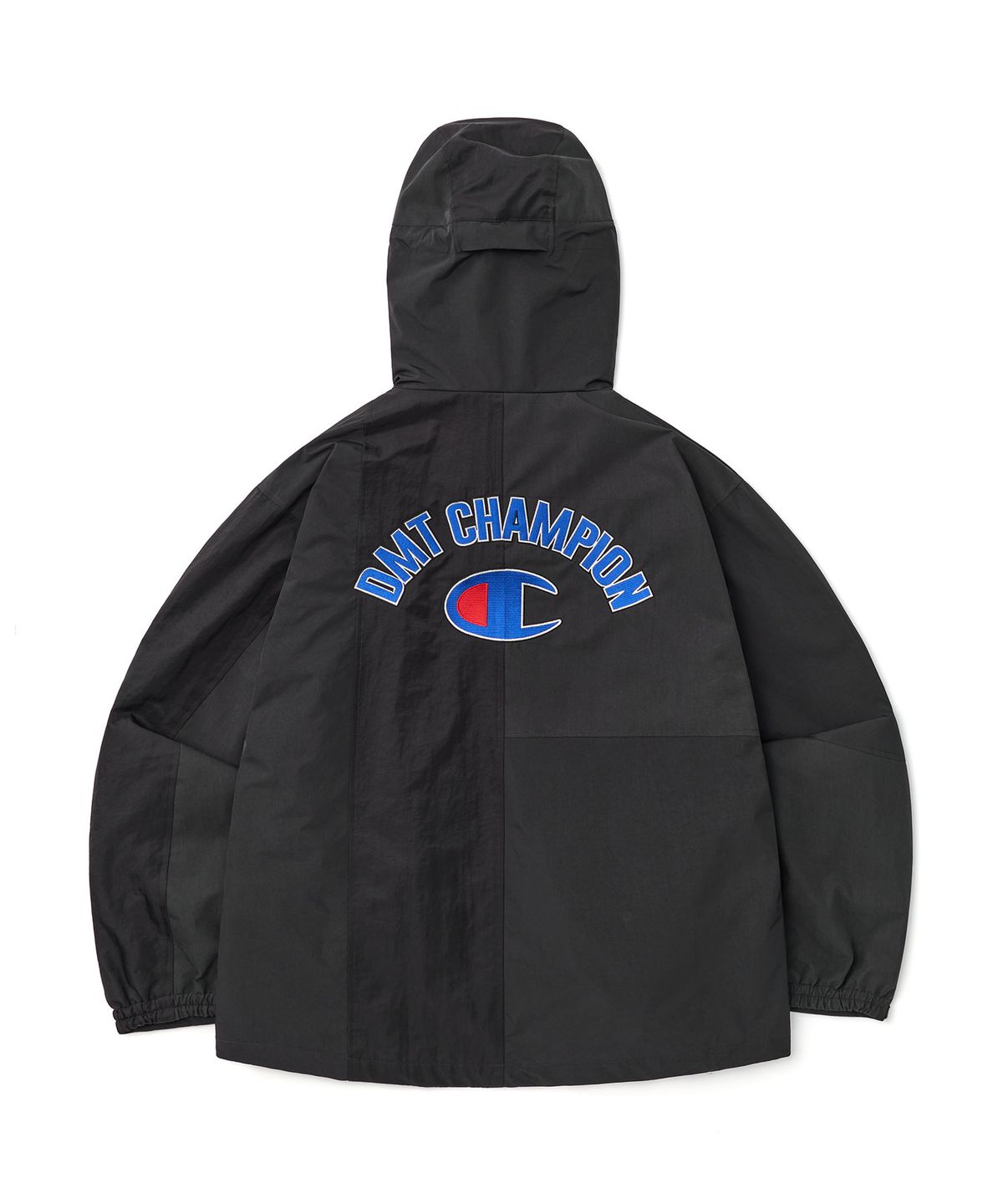 디미토(DIMITO) [CHAMPION x DIMITO] C-LOGO COLLEGE PATCHWORK JACKET BLACK MIX