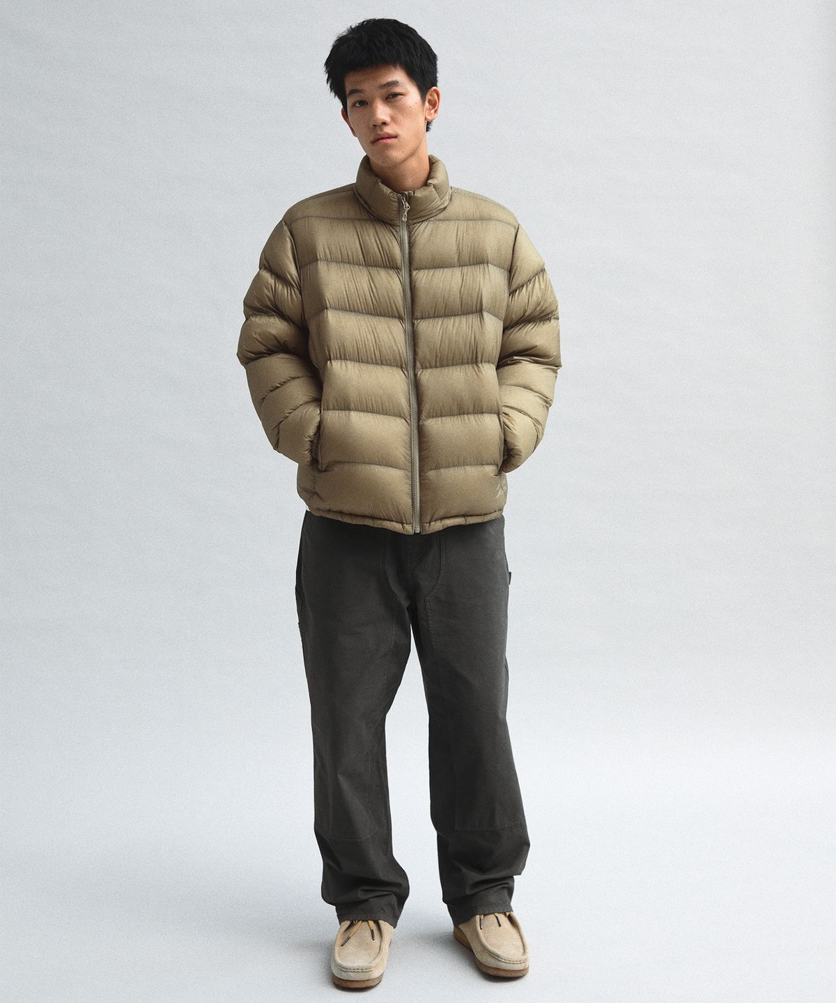 디스이즈네버댓(THISISNEVERTHAT) Skogar MID Down Jacket Light Beige