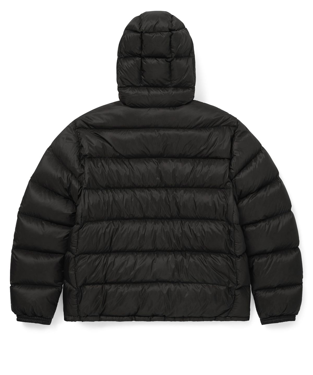 디스이즈네버댓(THISISNEVERTHAT) Skogar Hooded MID Down Jacket Off Black