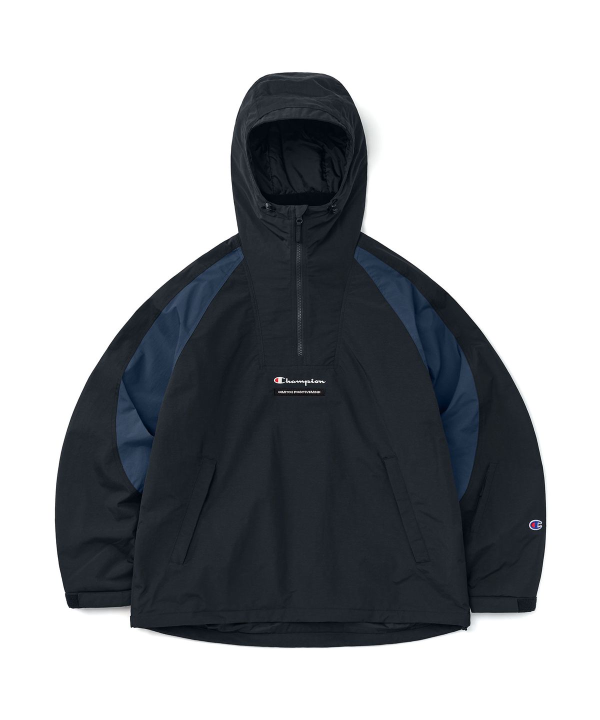 디미토(DIMITO) [CHAMPION x DIMITO] VARSITY ANORAK TRACK JACKET DEEP NAVY