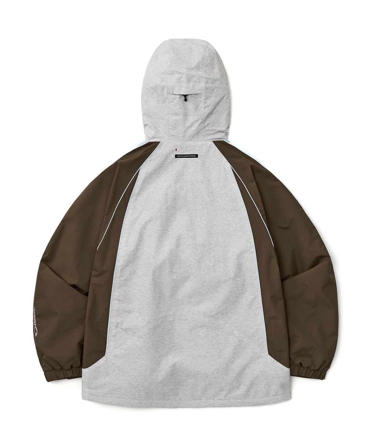 디미토(DIMITO) [CHAMPION x DIMITO] HERITAGE BLOCK LINE JACKET SILVER GREY