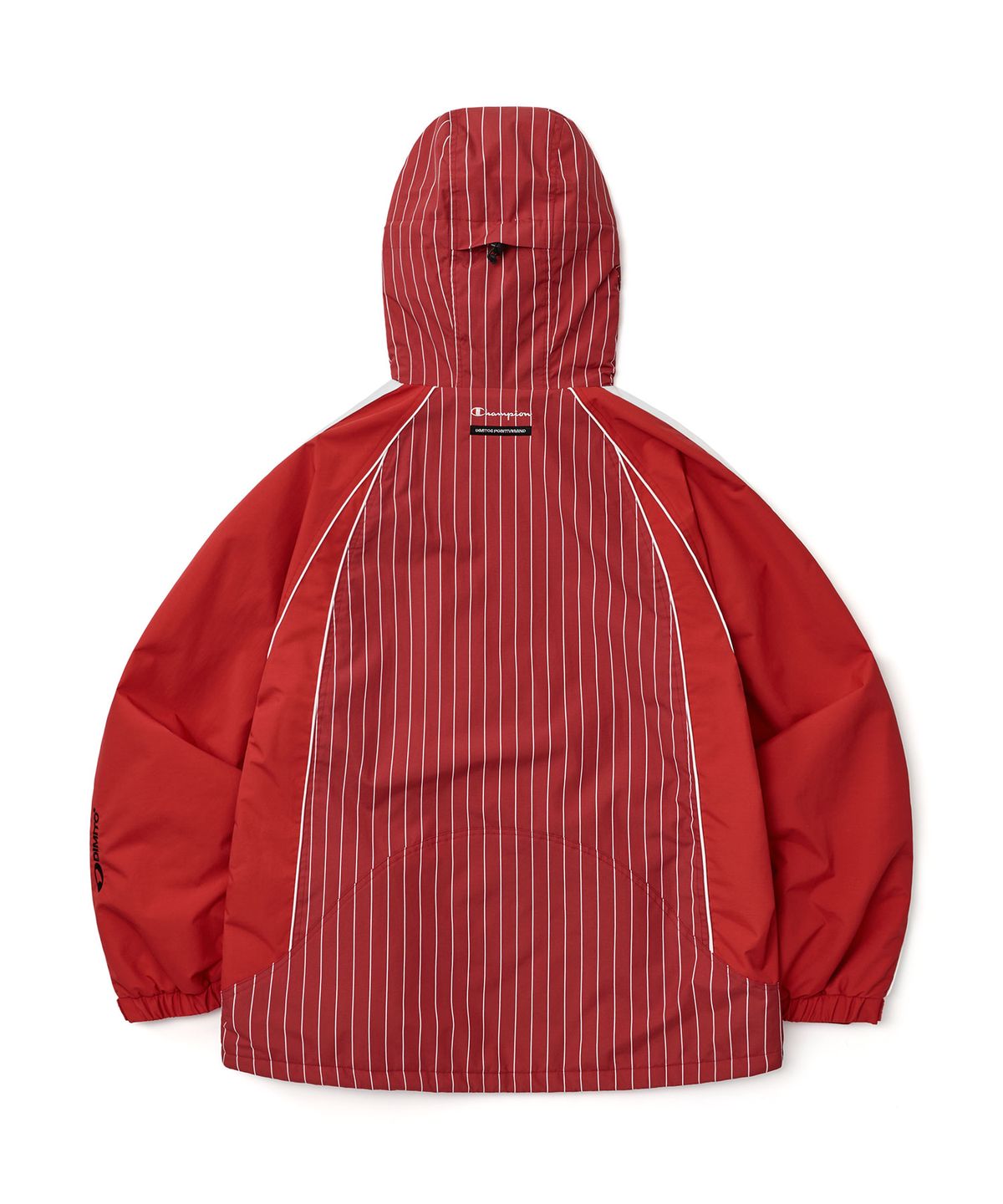 디미토(DIMITO) [CHAMPION x DIMITO] HERITAGE BLOCK LINE JACKET STRIPE RED