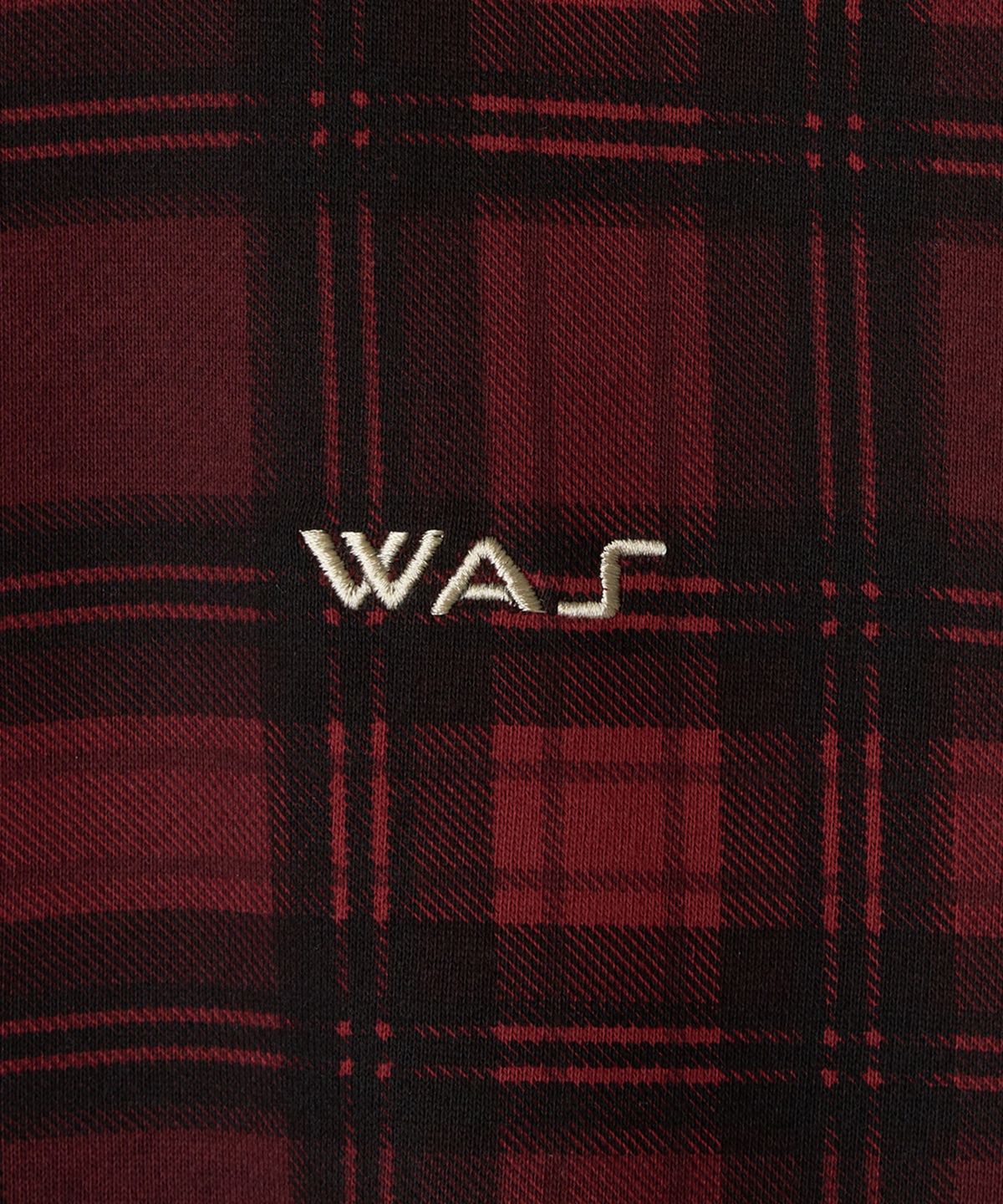 워즈(WAS) WAS 체크 트랙탑 (레드)