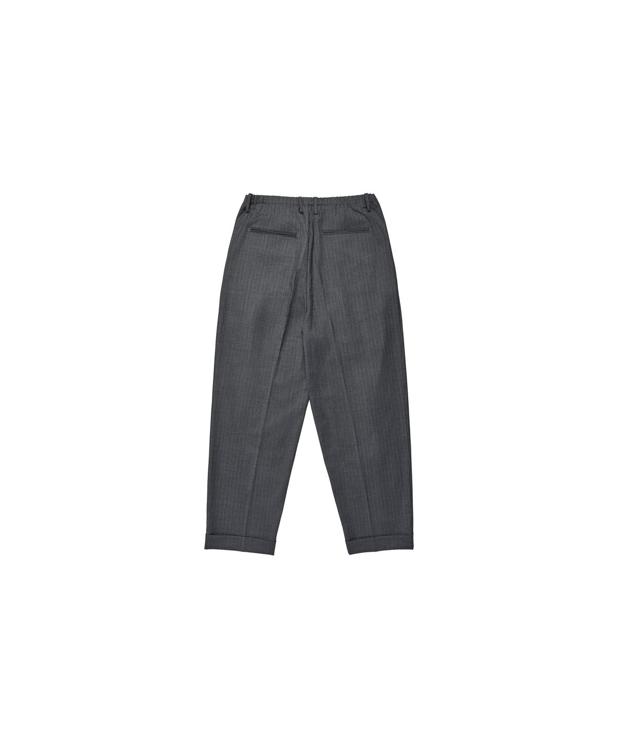 구보(GUVO) Stripe banding slacks Grey