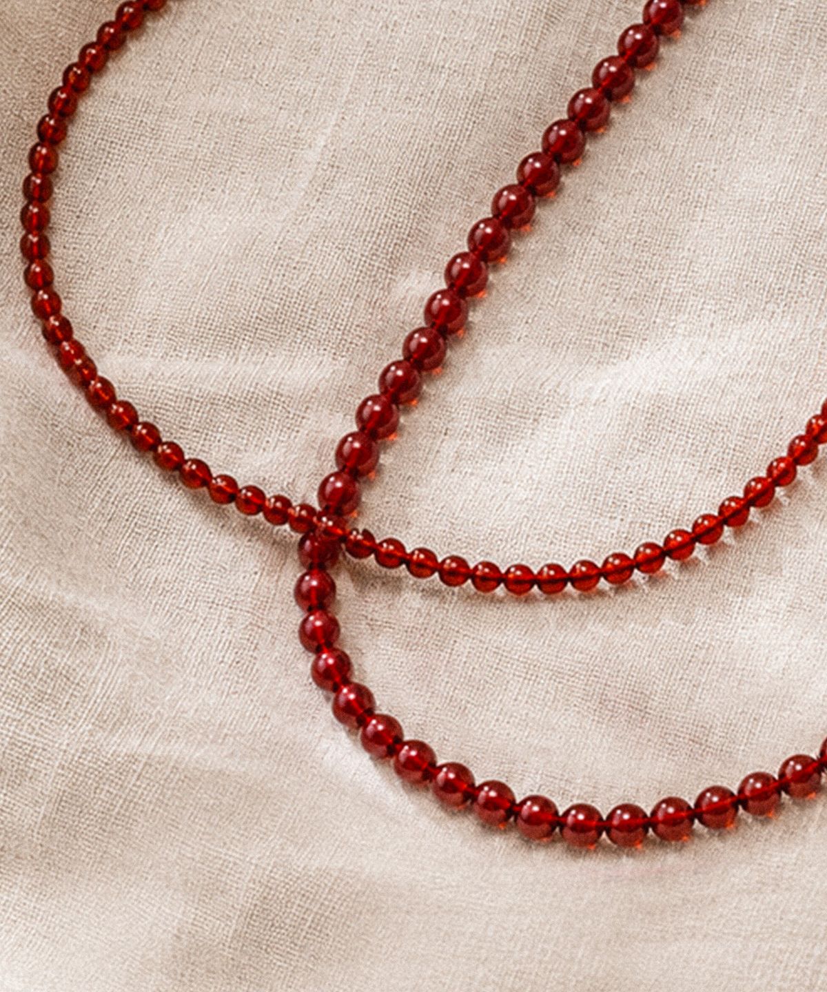 바이브나인(Vibe9) V9 Essential 31 Red Jade Necklace