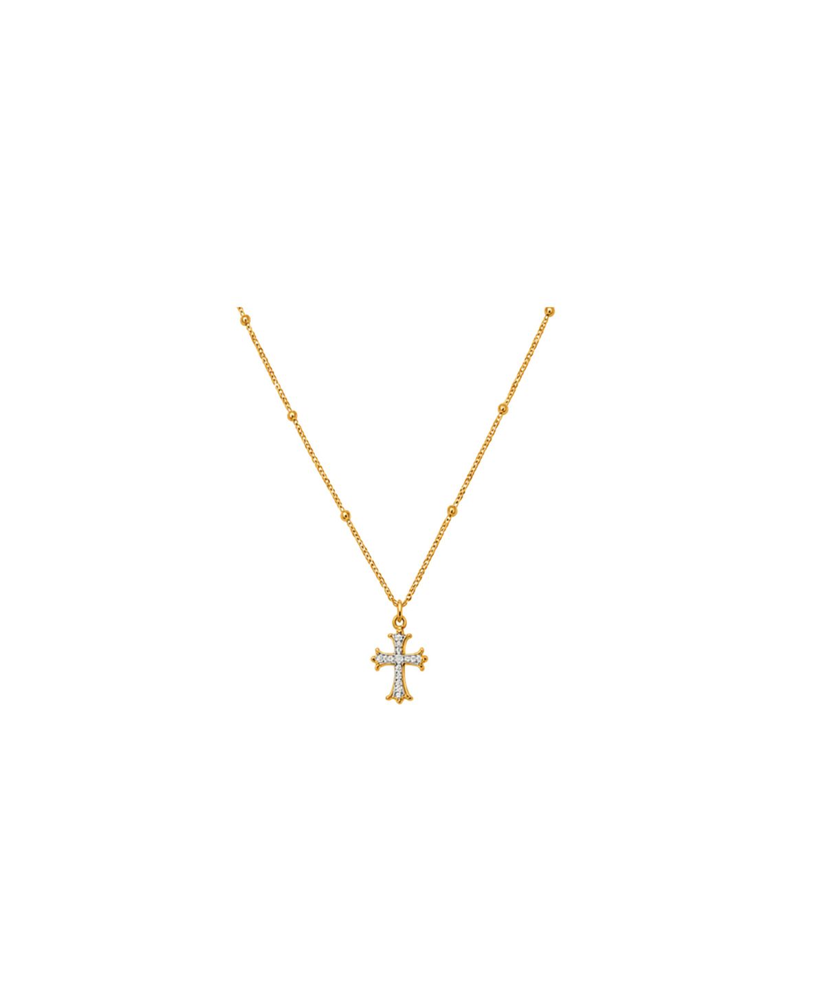 바이브나인(Vibe9) V9 Essential 32 Cross Pendant Necklace