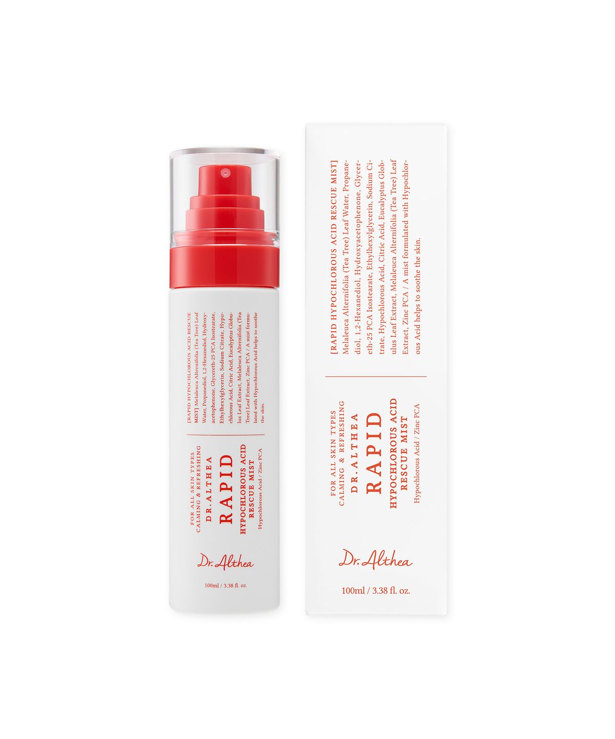 닥터엘시아(DR.ALTHEA) 래피드 하이포 클로로스 애씨드 레스큐 미스트 100ml