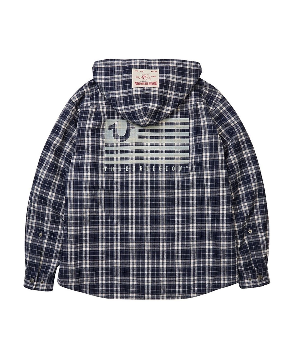 트루릴리젼(TRUERELIGION) Glorious Padded Shirt Jacket - BLUE