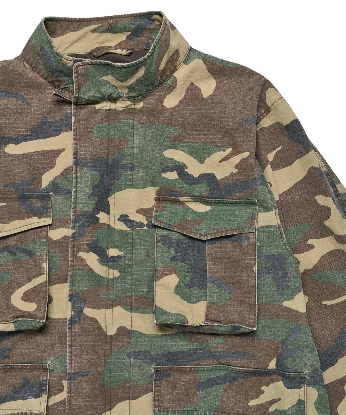 구보(GUVO) Washed field parka Camo
