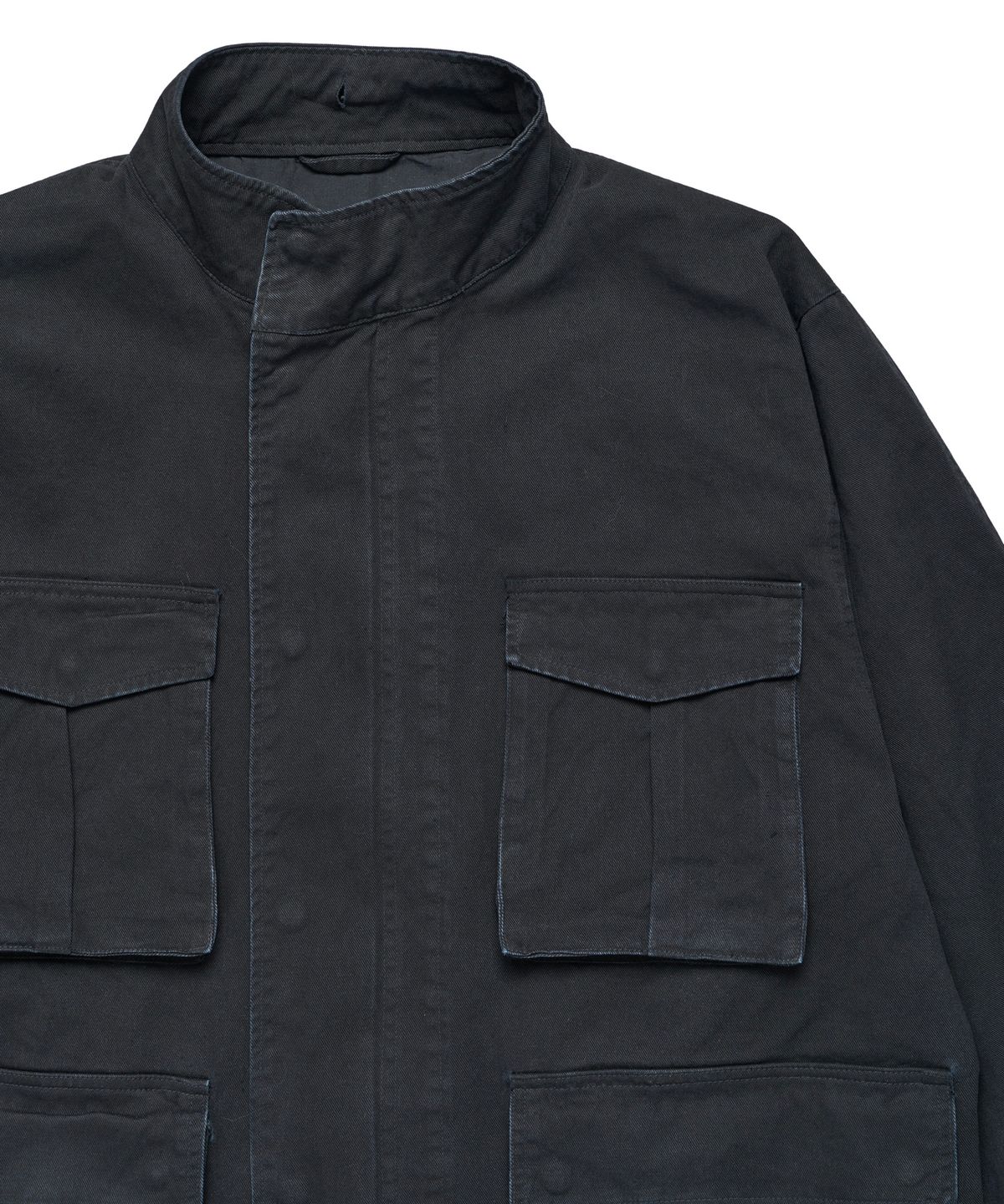 구보(GUVO) Washed field parka Black