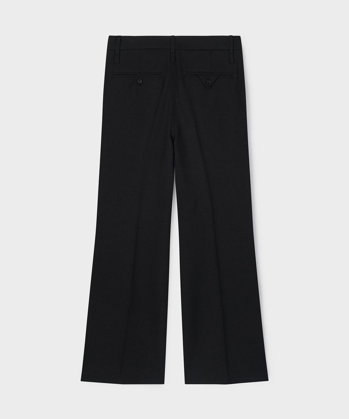 언지미크(UNGIMMICK) TAILORED FLARED PANTS (BLACK)