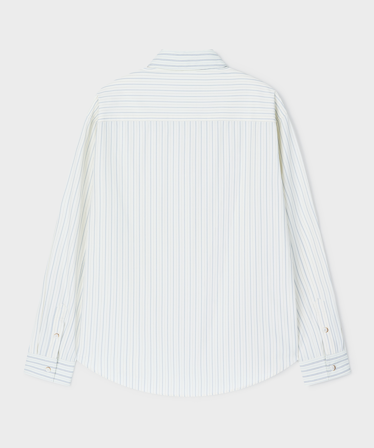언지미크(UNGIMMICK) STRIPED WINCHESTER SHIRT (BLUE)