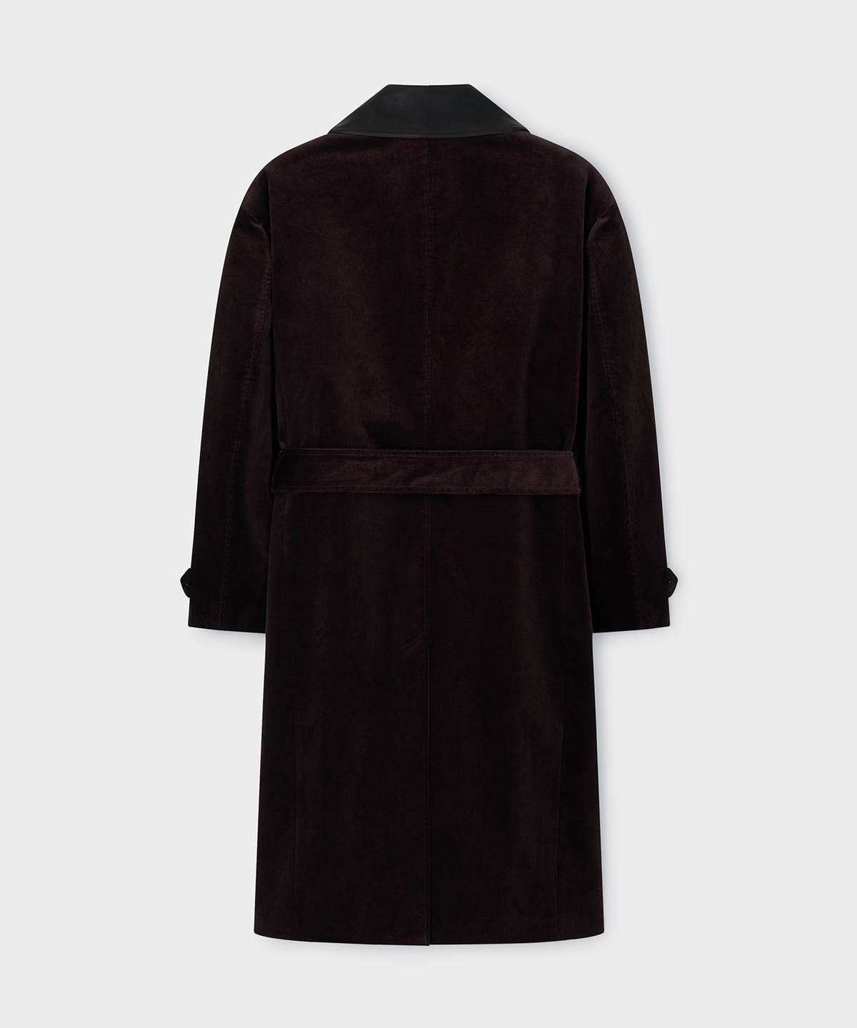 언지미크(UNGIMMICK) LUSTROUS CORDUROY COAT (DARK BURDUNDY)
