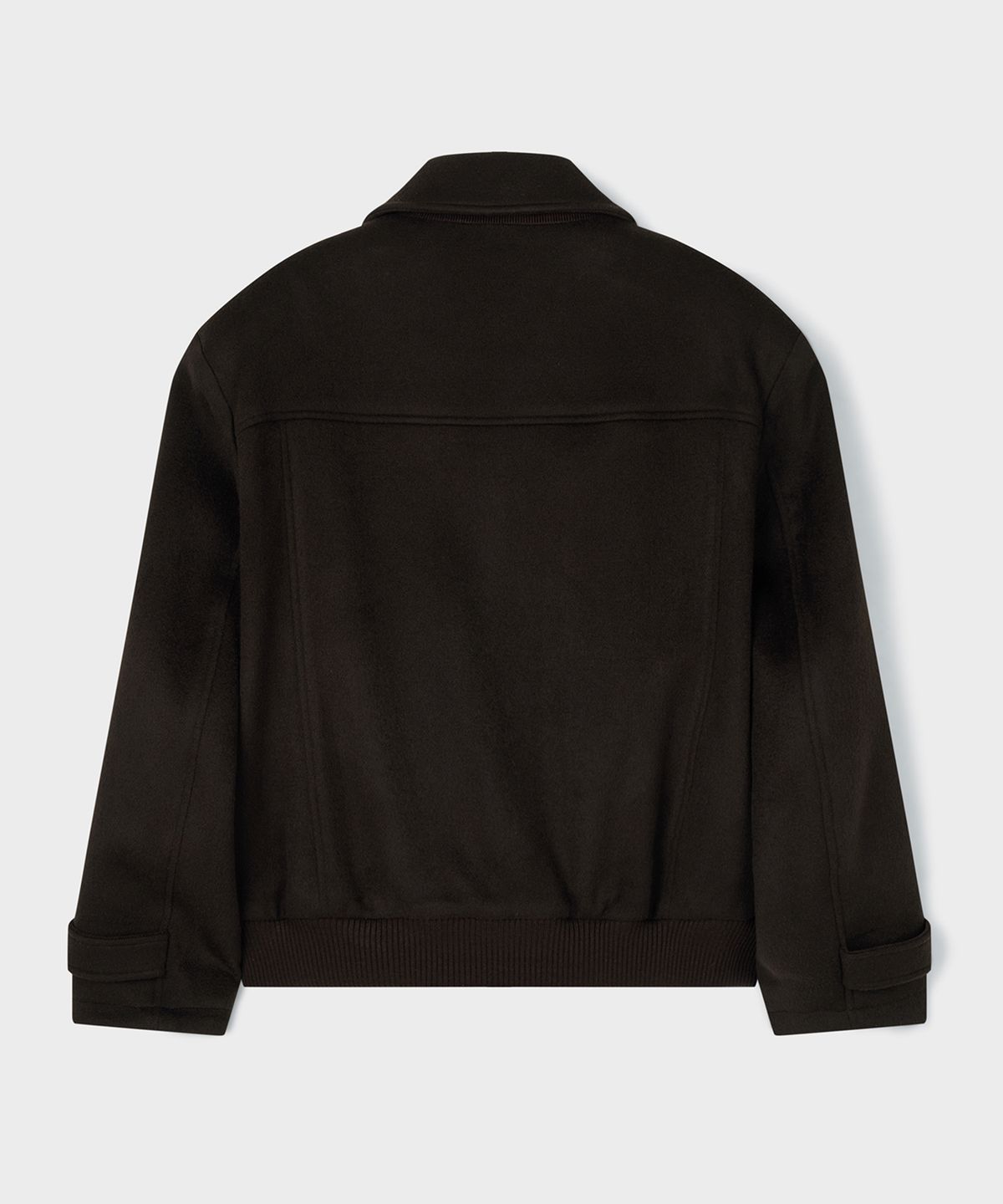언지미크(UNGIMMICK) PEACOAT BLOUSON (BROWN)