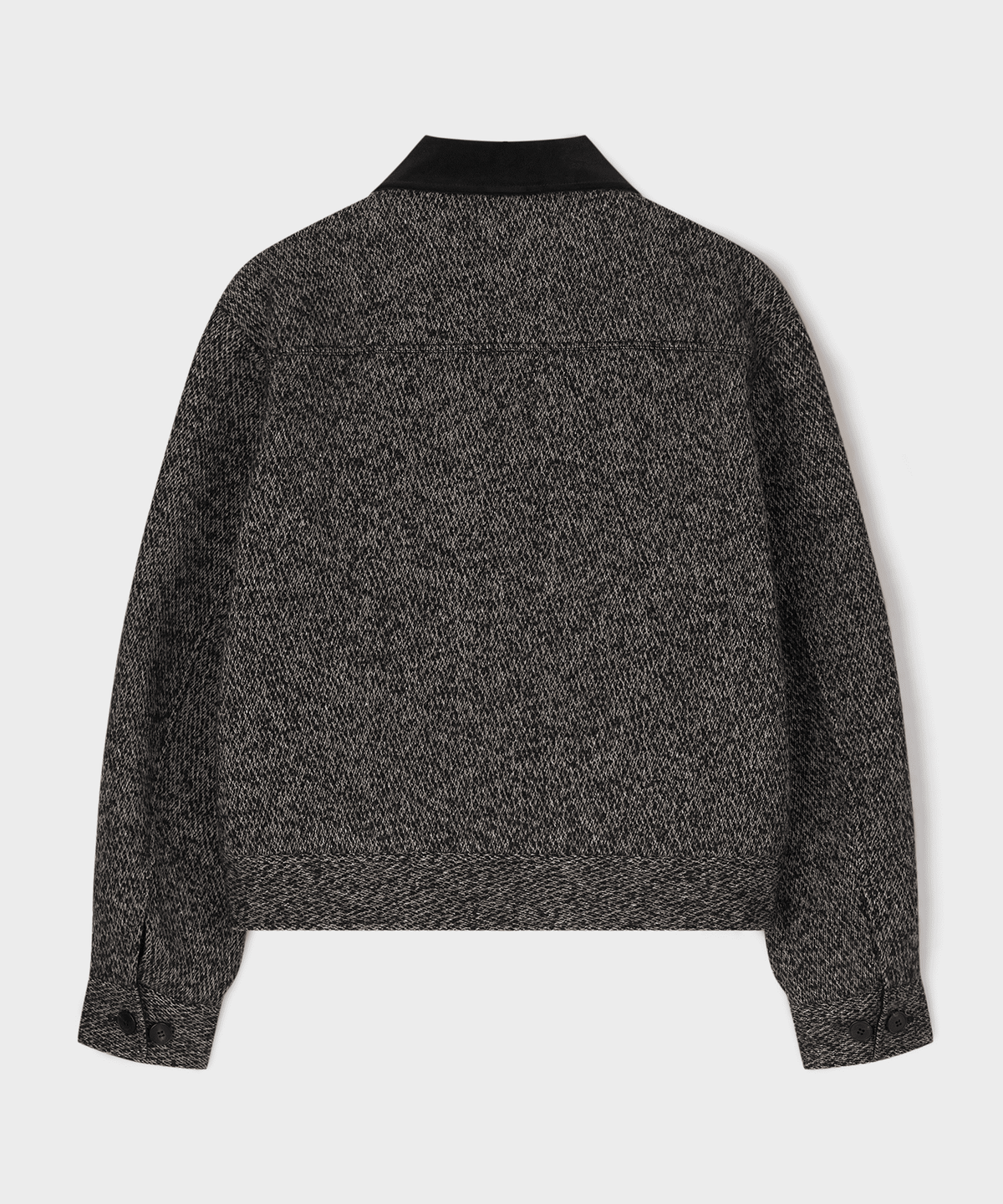 언지미크(UNGIMMICK) WOOL TWEED JACKET (BLACK)