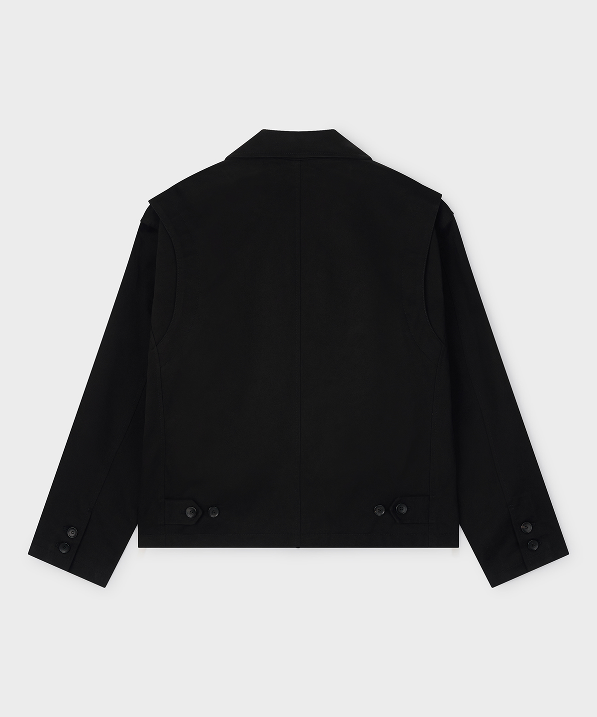 언지미크(UNGIMMICK) BRUSHED COTTON JACKET (BLACK)