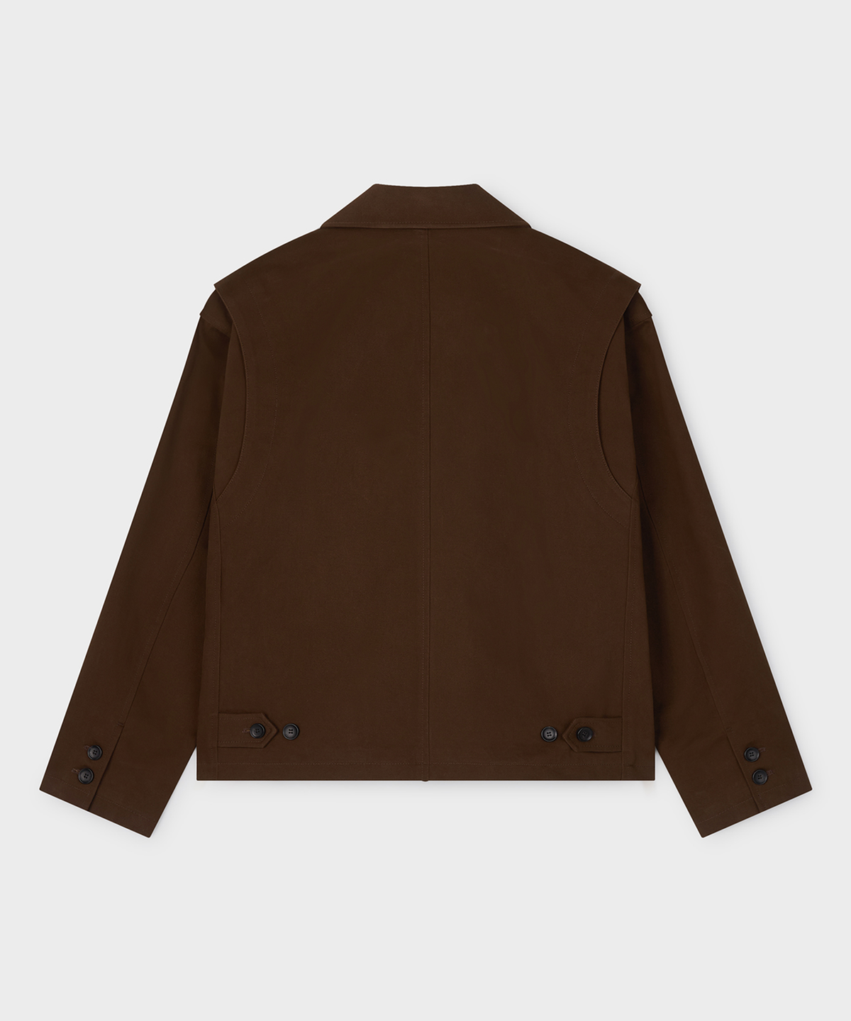 언지미크(UNGIMMICK) BRUSHED COTTON JACKET (TOBACCO)