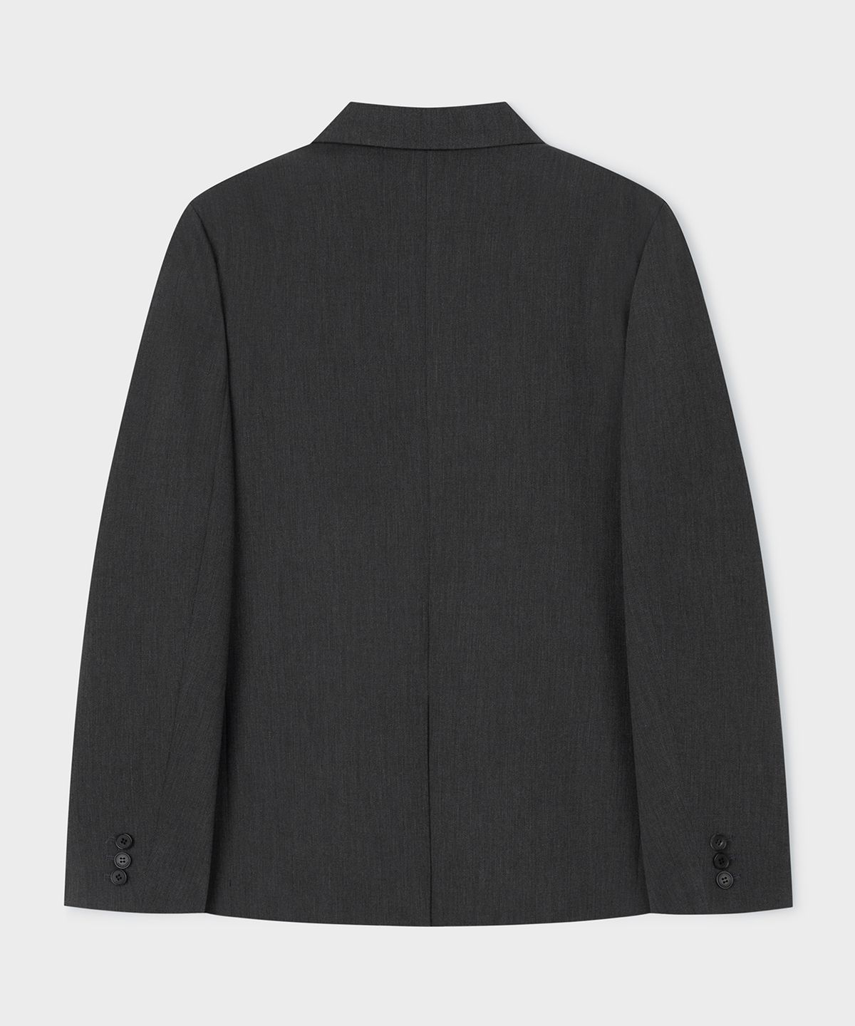 언지미크(UNGIMMICK) TAILORED JACKET WITH DETACHABLE TIE (CHARCOAL)