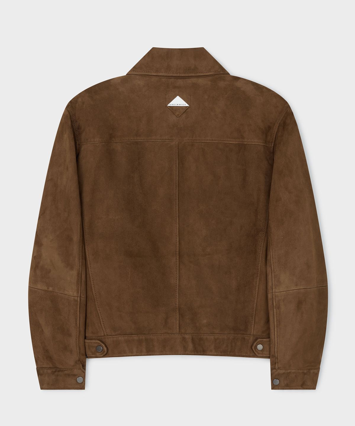 언지미크(UNGIMMICK) DESERT SUEDE TRUCKER JACKET (BROWN / GOATSKIN)