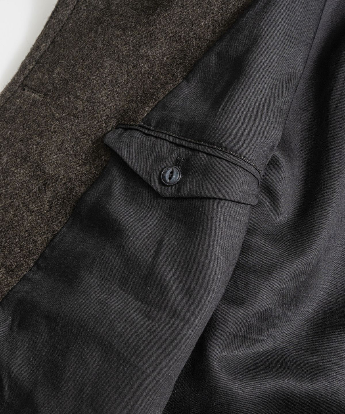 비헤비어(BEHEAVYER) BOILED WOOL NAVAL PEA COAT brown