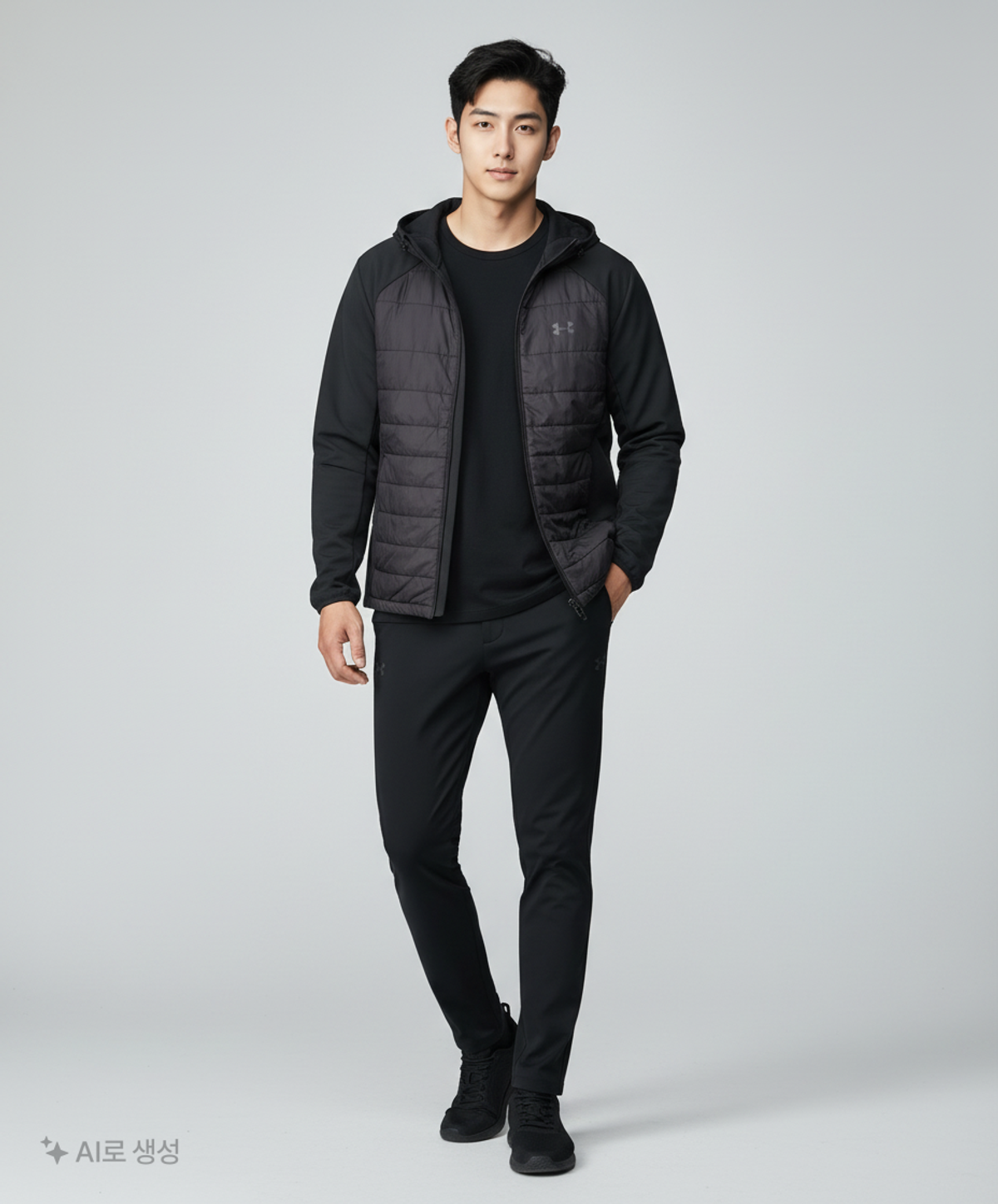 언더아머(UNDERARMOUR) 스톰 세션 하이브리드 경량 재킷 1378496-001 L