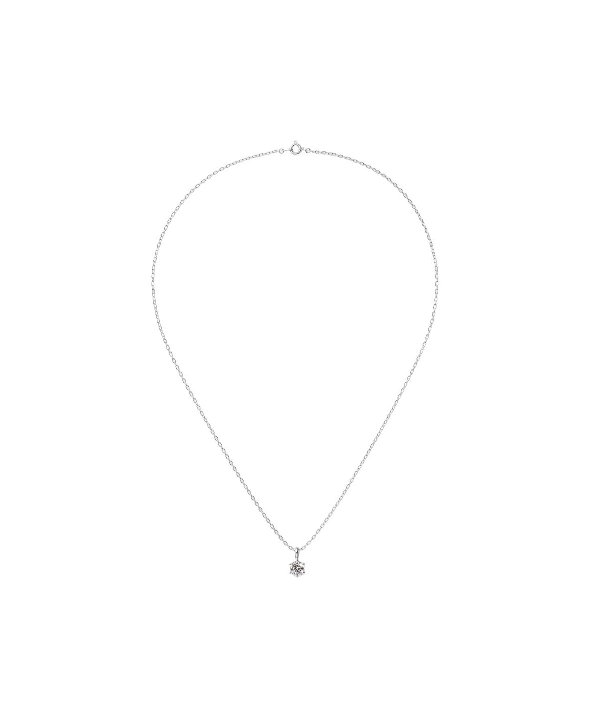 바이브나인(Vibe9) V9 Essential 38 Moissanite Stud Necklace (0.5ct)