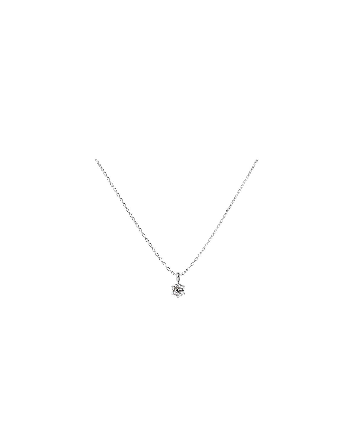 바이브나인(Vibe9) V9 Essential 38 Moissanite Stud Necklace (0.5ct)