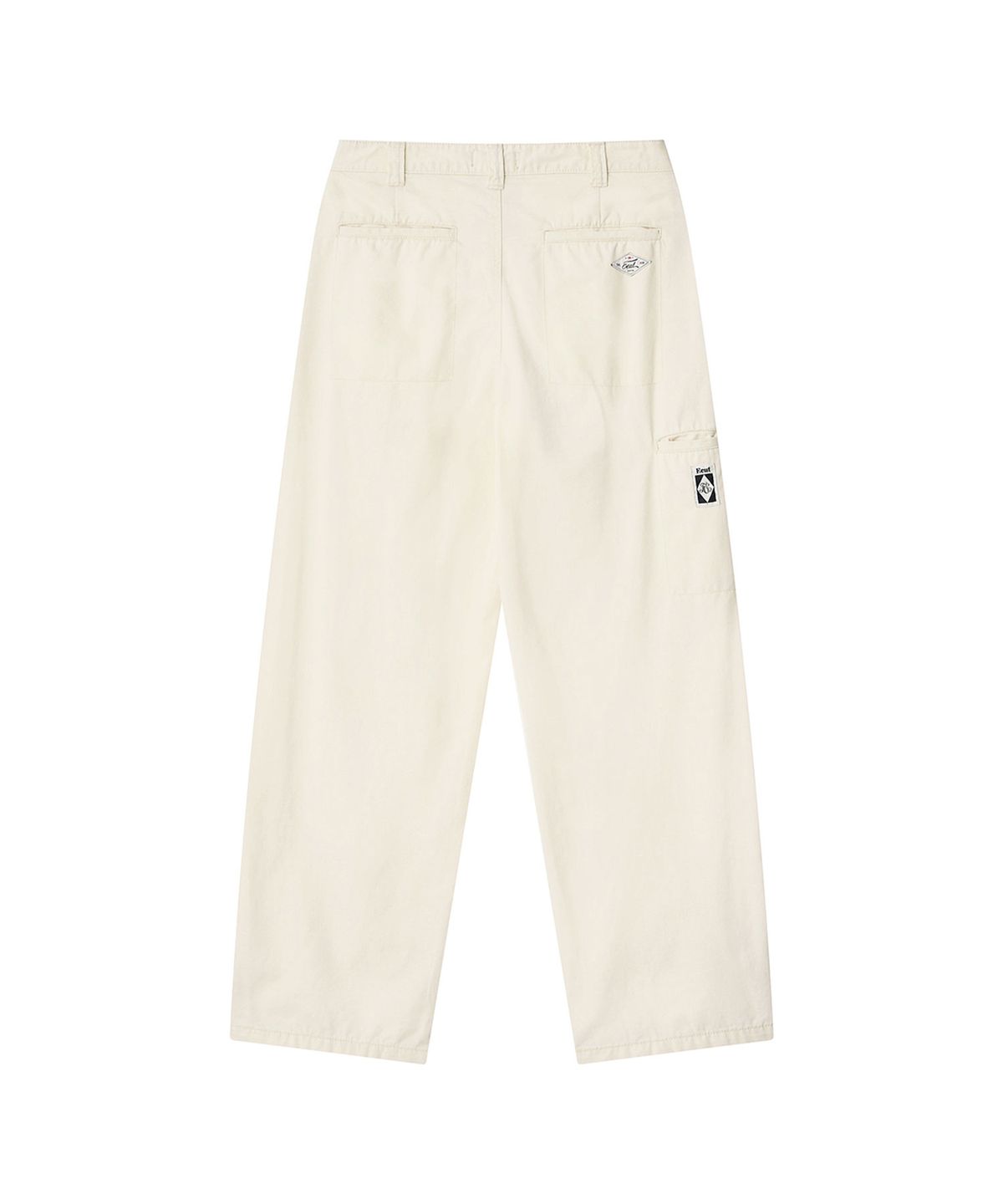 이우트(EEUT) TWO TUCK WORK PANTS / IVORY