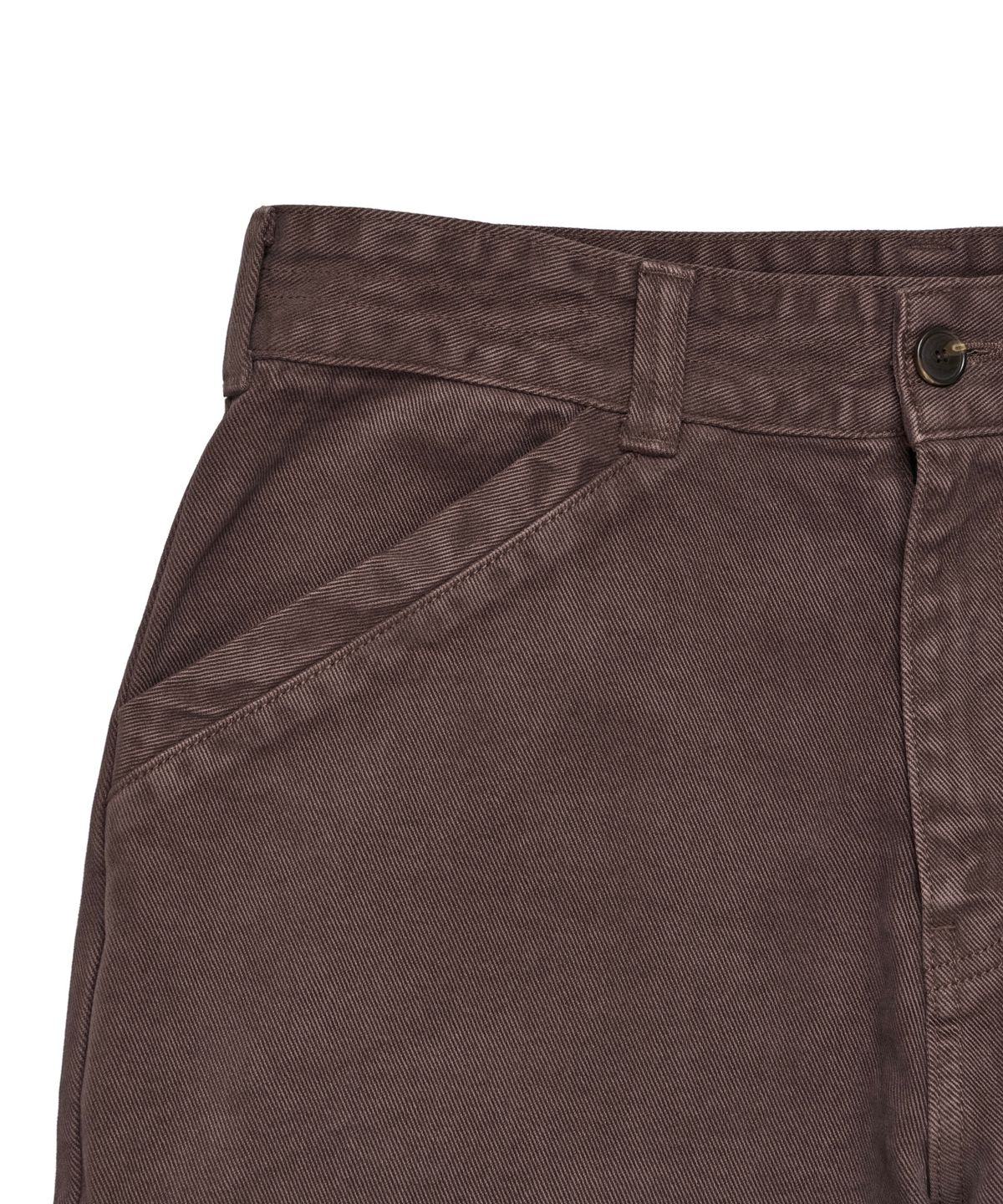 구보(GUVO) One pocket pants Brown