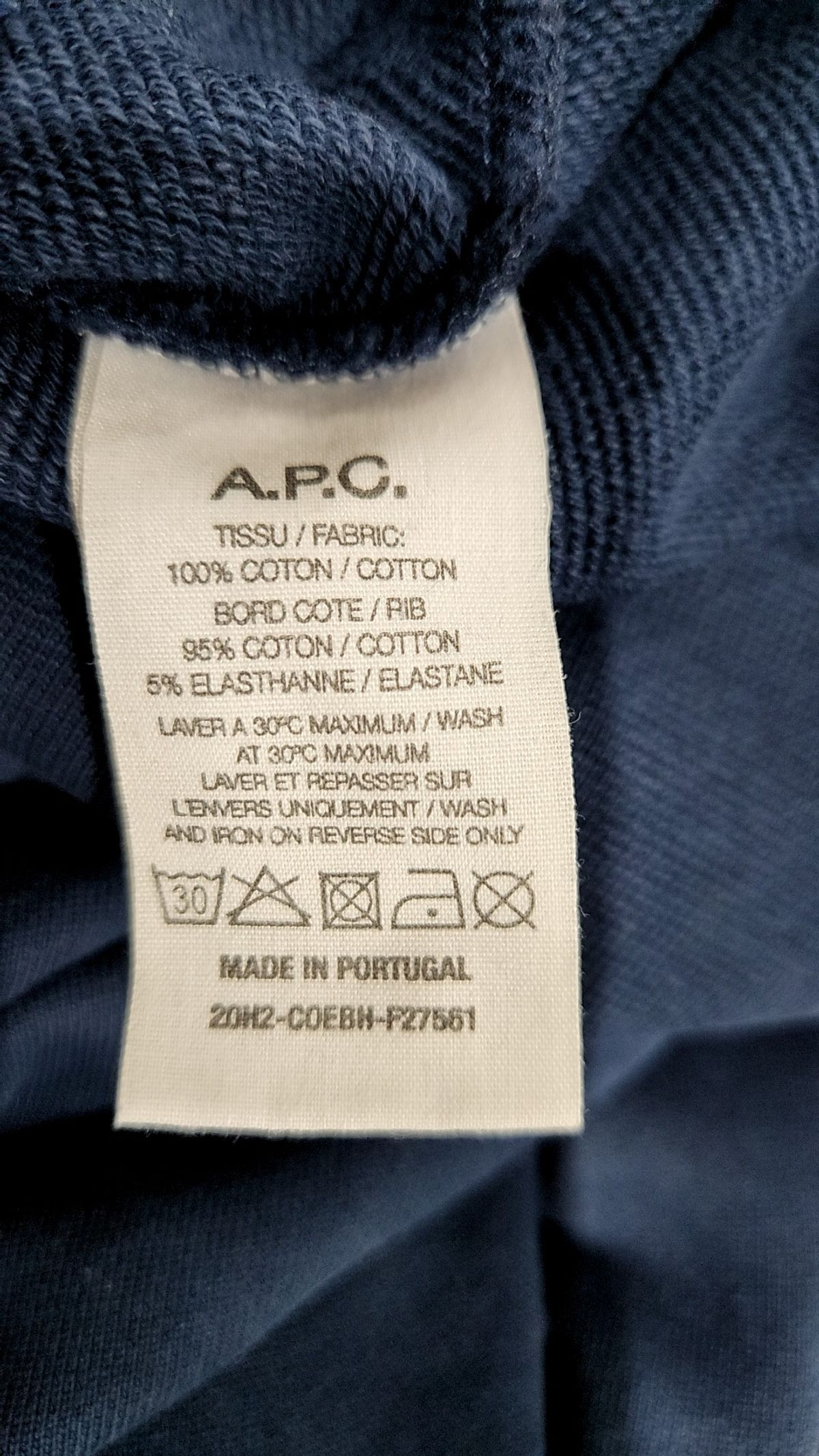 아페쎄(A.P.C.) 맨투맨/스웨트셔츠 XS