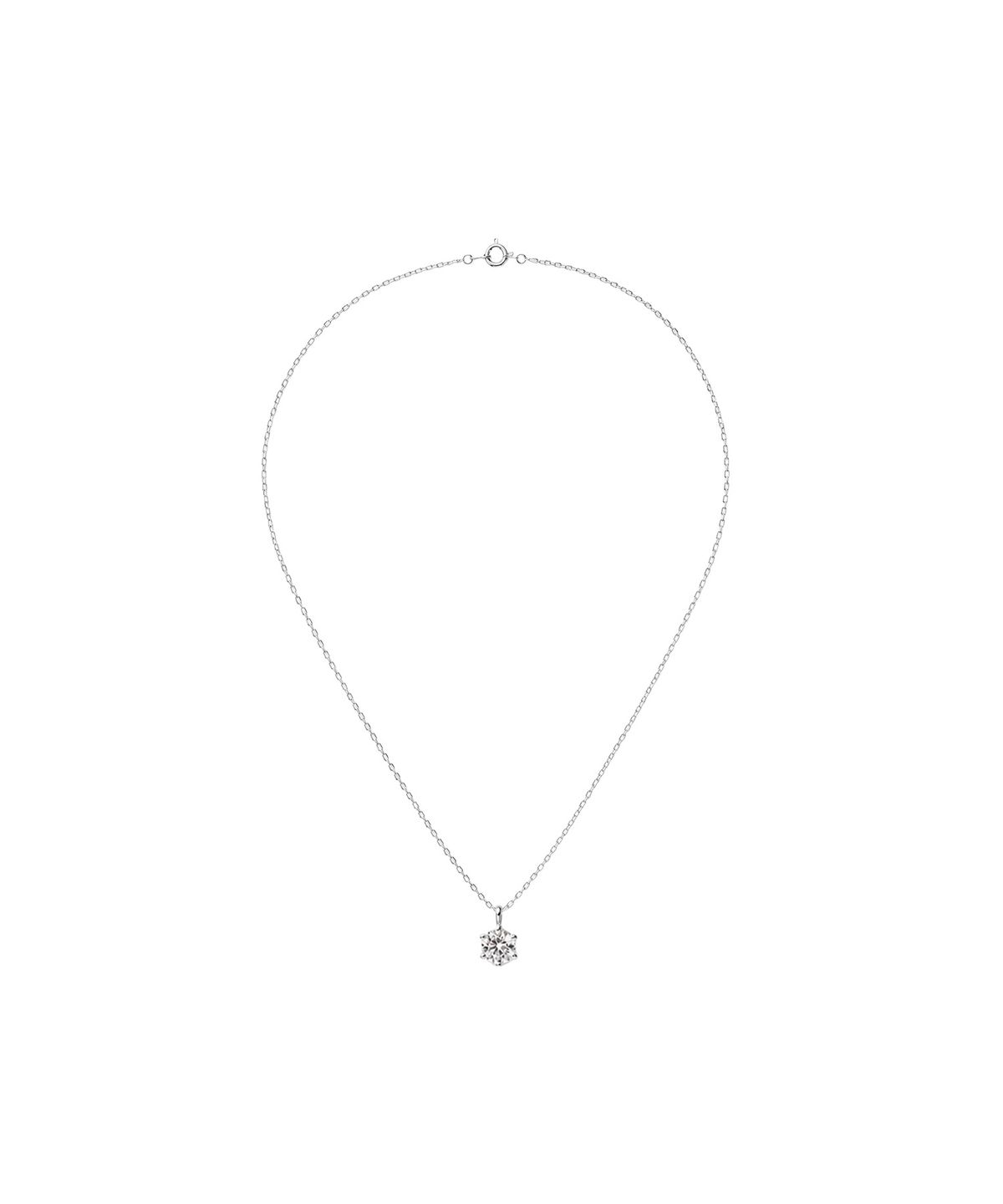 바이브나인(Vibe9) V9 Essential 40 Moissanite Stud Necklace (1ct)