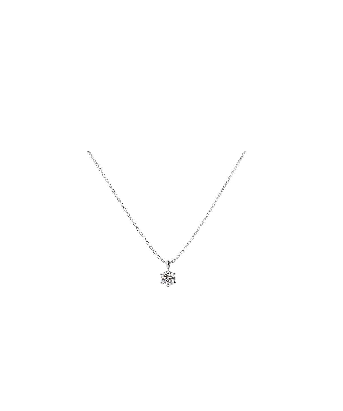 바이브나인(Vibe9) V9 Essential 40 Moissanite Stud Necklace (1ct)