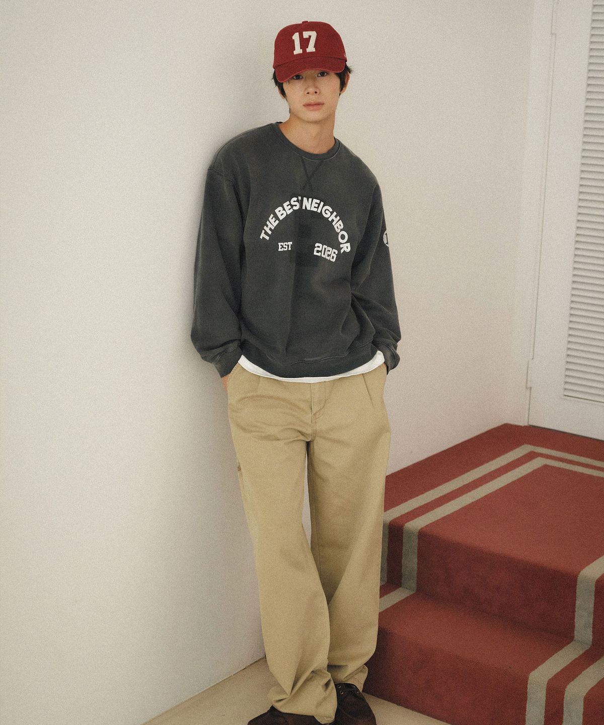 이우트(EEUT) TWO TUCK WORK PANTS / BEIGE