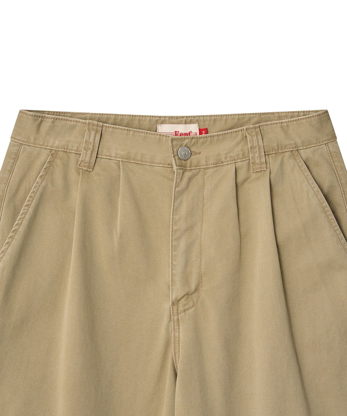이우트(EEUT) TWO TUCK WORK PANTS / BEIGE